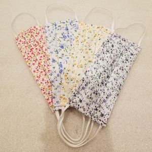 HANDMADE cotton fabric face mask